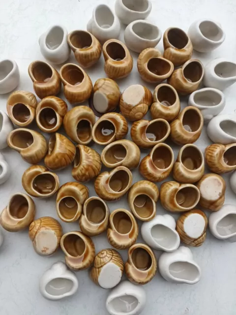 Lot de 55 Coquilles Escargots Céramique Pour Cuisson au Four 2