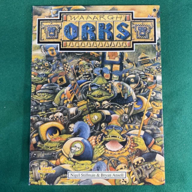 Warhammer 40k Waaargh The Orks space Ork Rogue Trader Era Games Workshop Book 90