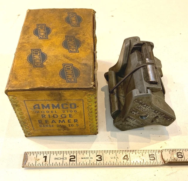 vtg AMMCO model 2100 RIDGE REAMER range 2-9/16 - 5" original box