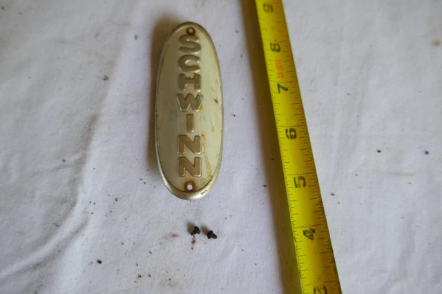 Vintage 1959 Schwinn Tiger Head badge with Screws Lot 23-28 Vintage 1959 Schwinn Tiger Head badge with Screws Lot 23-28