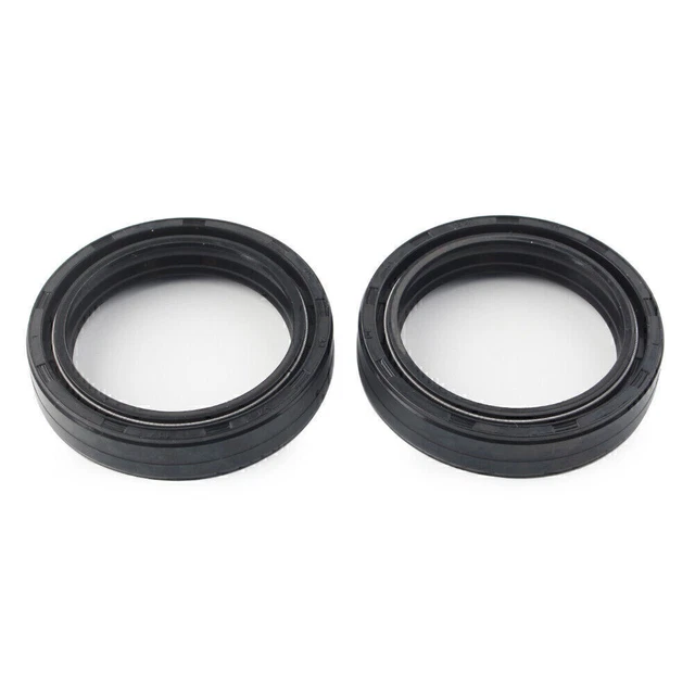 2x sigillo olio ammortizzatore forcella anteriore colla nitrilica nero per moto