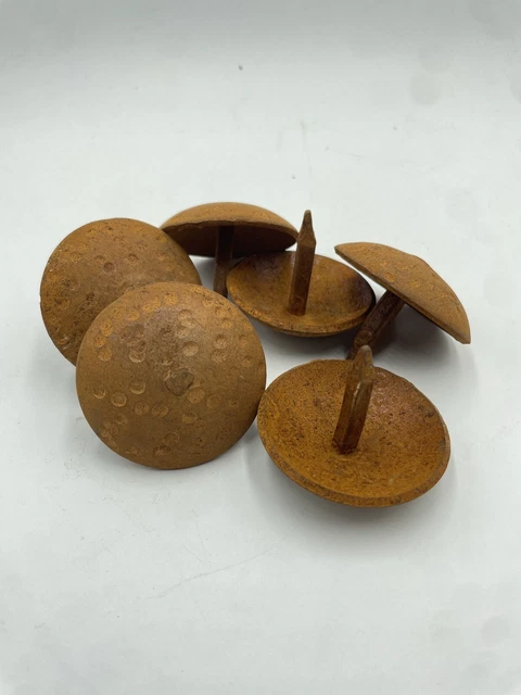 Signature Hardware Hammered Rust Iron Clavos Nails - Set of 6 - QTY AVAILABLE
