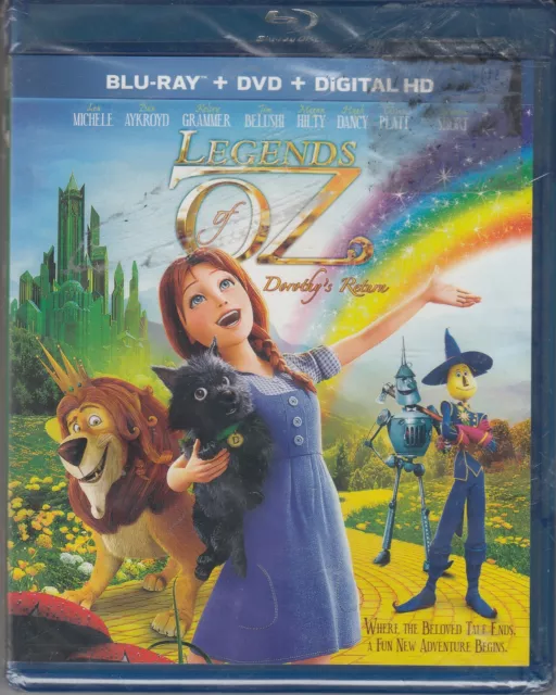 Blu-Ray + DVD + Digital Download - LEGENDS of OZ Dorothy's Return - BRAND NEW