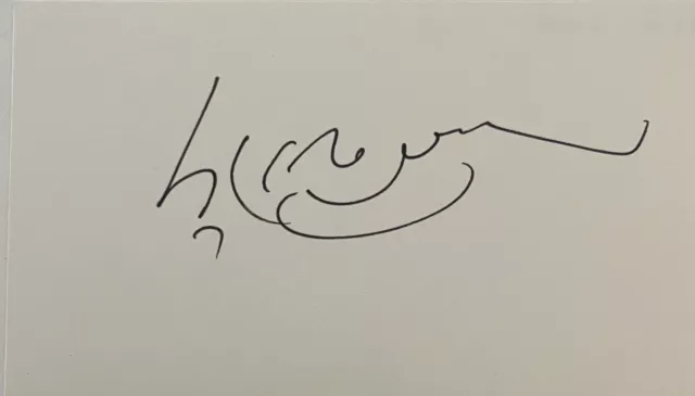 Dalai Lama Signed Autographed 4x6 Index Card Vintage ￼ President
