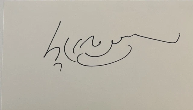 Dalai Lama Signed Autographed 4x6 Index Card Vintage ￼ President
