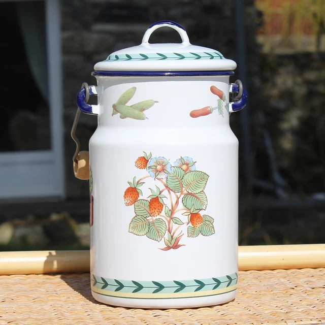 POT À LAIT laitière en tole émaillée. EUR 40,00 - FR