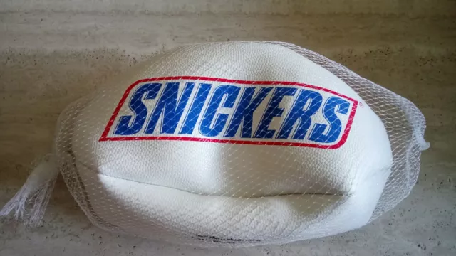 Ballon de rugby Publicitaire SNICKERS Sous Blister Neuf snickers