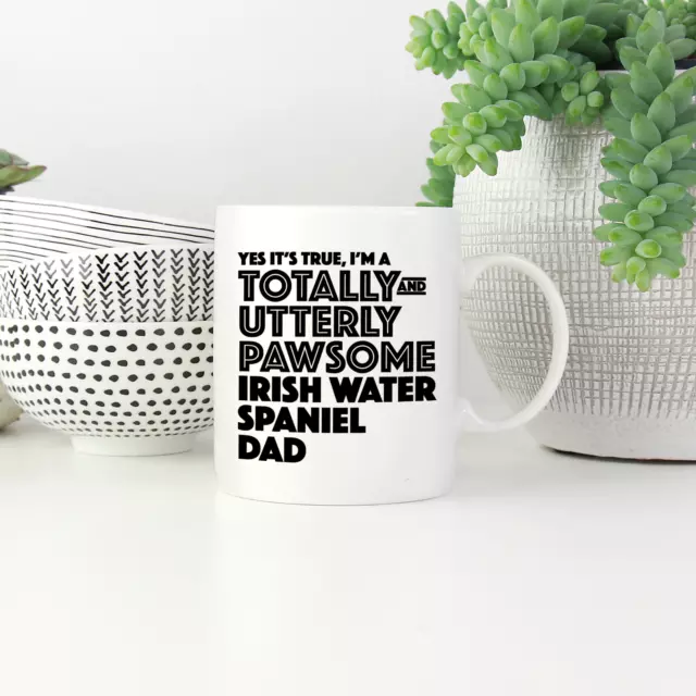 Irish Water Spaniel Dad Mug: Funny gift for spaniel dog owners & lovers gifts! 2