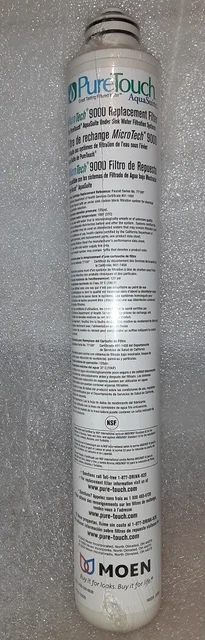 Cartucho de filtro de agua MOEN PureTouch AquaSuite MicroTech 9000 Parte # 128593