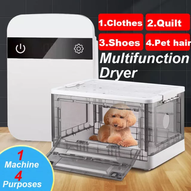 Multifunction Pet Cat Dog Dryer Grooming Blow Speed Hairdryer Heater Drying Box