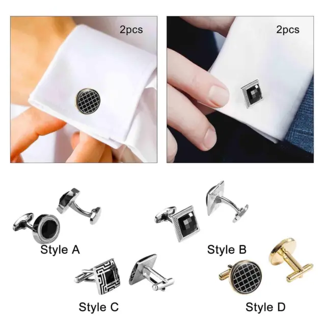 Cufflinks for Mens Shirt Cuff Links for Father's Day Birthday Gift Wedding
