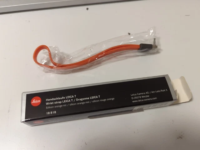 Cinghia da polso silicone orange per Leica T 18818