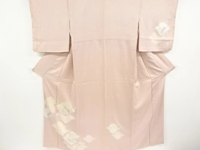 38801# Japanese Kimono / Antique Kimono / Shibori / Embroidery / House & Flo