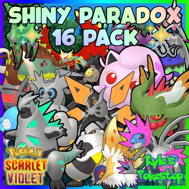Pok&eacute;mon Scarlatto/Viola &ndash; Pacco 6 Shiny 6IV Leggendari Inediti Sinnoh