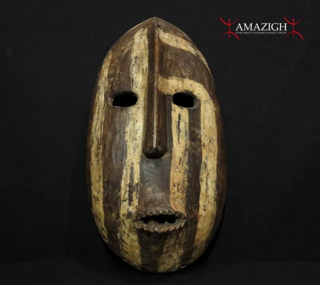 A Fine Kumu Initiantion Mask - DR Congo