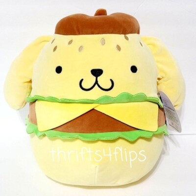 pompompurin burger plush