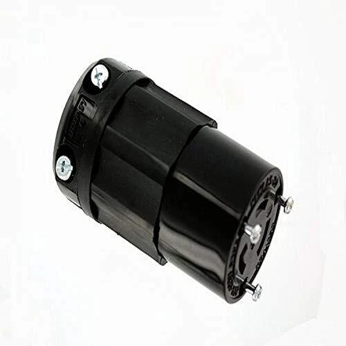 Leviton 2313-PLB 20 Amp 125 Volt2-Pole 3-Wire Locking Connector Industrial  G...