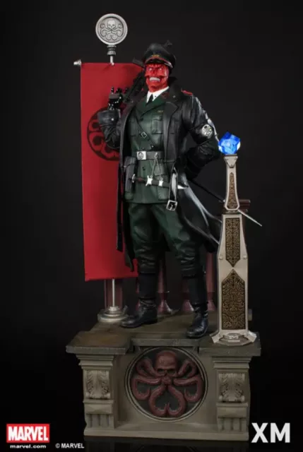 Rare Xm Studios Red Skull 1/4 Scale Statue Marvel