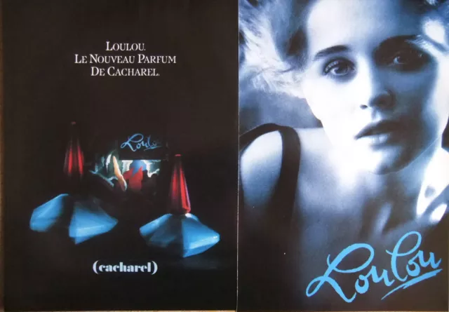 Publicité De Presse 1989 Loulou Le Nouveau Parfum De Cacharel