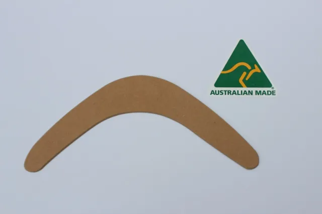 Australian Made 29cm Blank Timber boomerangs-3mm thick sanded MDF (qty 100)