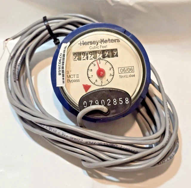 HERSEY 3& MCTII Bypass Water Meter Translator 25' Connector D353513413
