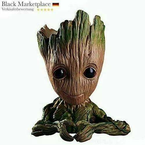 Baby Groot Blumentopf - Übertopf Groß Aquarium Deko Figur Stiftehalter