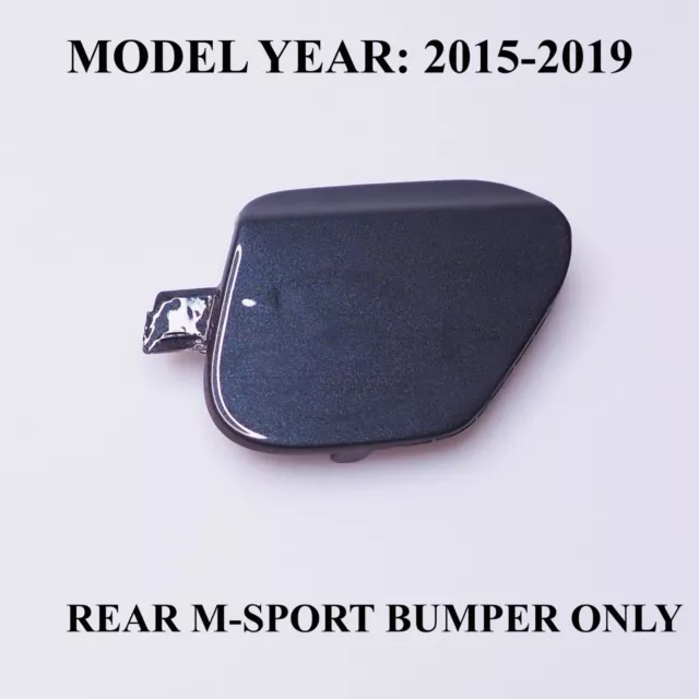Rear Bumper Tow Hook Cover For BMW X6 F16 M Sport 2015-2019 Choose Colour