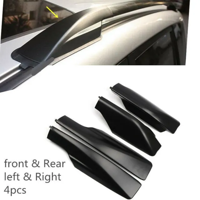 Materiale nero ABS barre tetto copertura binario guscio finale per Toyota per RA