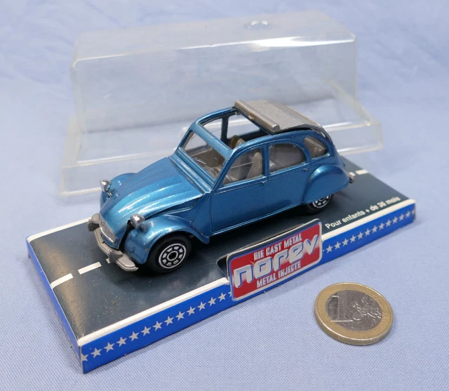 Norev Plastigam France 1/43 Réf 88 : Citroën DS 19 Cabriolet 1965 (Bleu Foncé) - NEUF