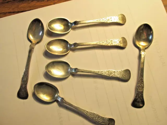 Norway Norwegian  N. M. Thune Demitasse Spoons 830s