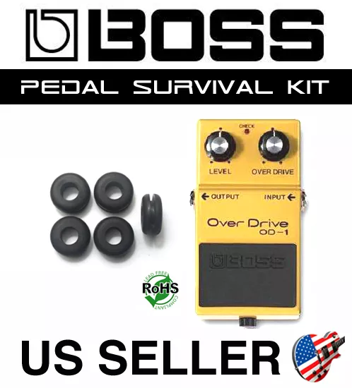 BOSS OD-1 OD-3 Overdrive Guitar Pedal Grommet Survival Kit Rubber O-Ring (5 PCS)
