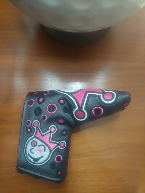 Scotty Cameron Titleist Jackpot Johnny Pink Charcoal Blade Putter Headcover