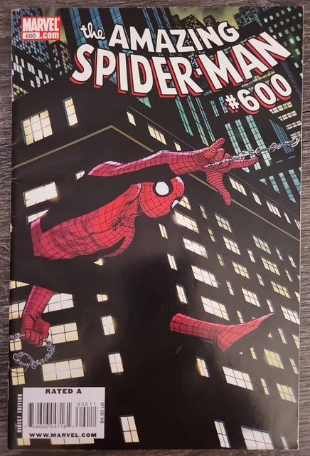 The AMAZING SPIDER-MAN #600 - Wrap Around Cover - John Romita Jr Art - Janson