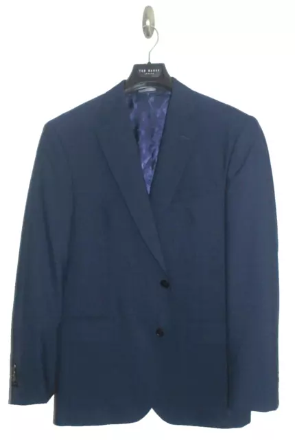 NWOT Men's 44R 44 Reg Ted Baker London Endurance Jay Ct Sport Suit Coat in Blue