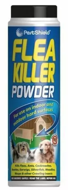 PestShield Flea Killer Powder Crawling Insect Killer Carpet Beetles Earwigs Wasp