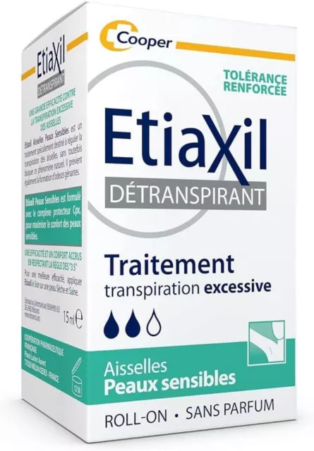 ETIAXIL - Déodorant Détranspirant - Traitement Transpiration Excessive - Aiss...