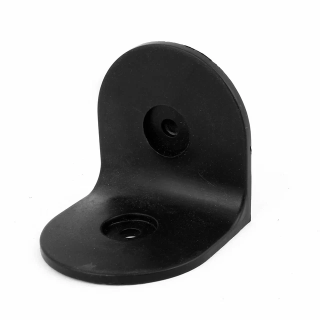 2" x 2" Corner Brace Joint Plastic Right Angle Bracket Fastener Black