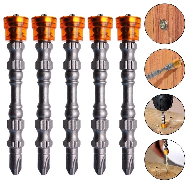 Cacciaviti ad anello magnetico punta 5 pz 65 mm antiscivolo durevole alta qualità