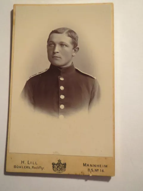 Mannheim - Soldat in Uniform - Portrait / CDV