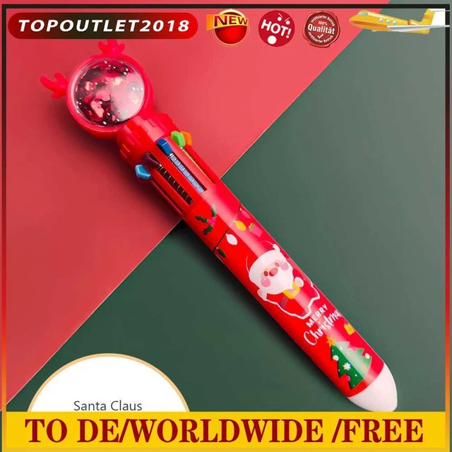 3pcs Multi Color Pen Creative Gifts Christmas Color Pens for Home Office Student