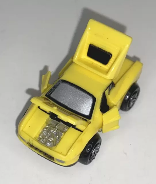 Galoob 1988 Micro Machines Rare Yellow Ferrari Testarossa Deluxe Doors Hood VGC