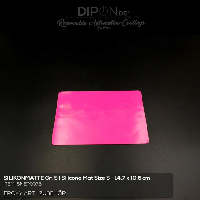 Epoxidharz Silikonmatte Größe S Silicone Pad Gießform Epoxy Resin Art Mold