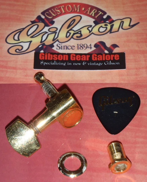 GIBSON LES PAUL Tuner Gold 80s Relic Peg Guitar Parts Mini Tuning Pick