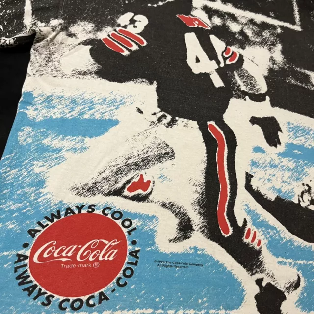 Coca Cola Shirt Coke All Over Print 90s Vintage Andy Warhol Football Pepsi Bears 3