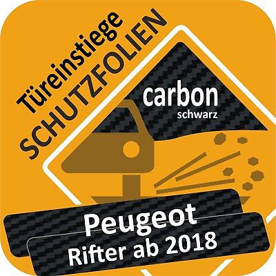 Peugeot Rifter ab 2018 Vernice Porta Approcci Gonne Raggiungere Carbonio