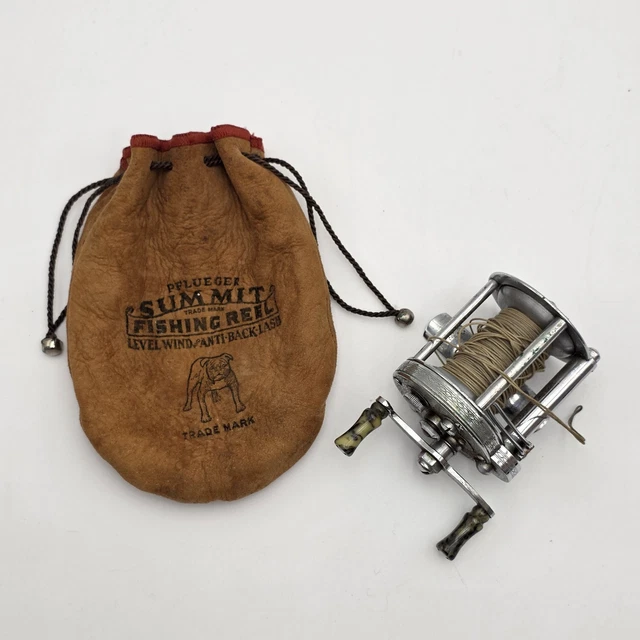 1993-l pflueger summit fishing reel level wind anit-back-lash 1993L Engraved Vintage My Bait Shop, LLC Pflueger Summit Reel - Etsy