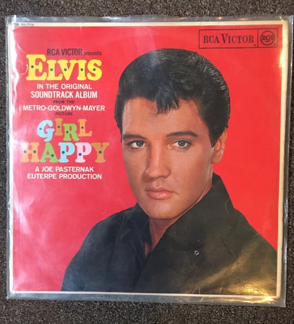 Vinyle Elvis PRESLEY GIRL HAPPY RCA Victor Mono RD-7714