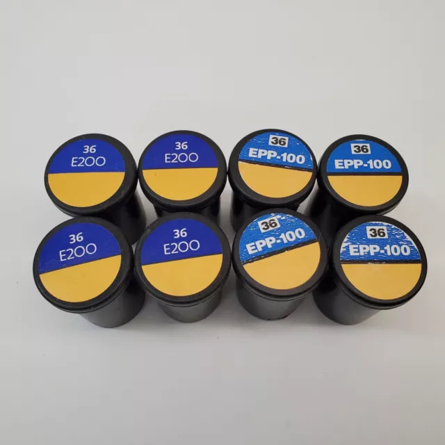 Lot 8x Vtg Kodak Ektachrome Professional Color Reversal Film EPP-100/E200