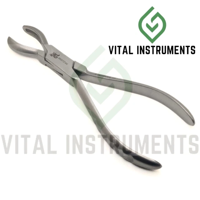 Large Ring Closer Plier 6" Body Piercing Textured Handle Stainless Steel Instmnt