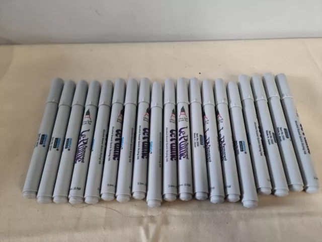 Job Lot Of 19 X Le Plume Marvy Uchida Permanent Ink Pen Marker